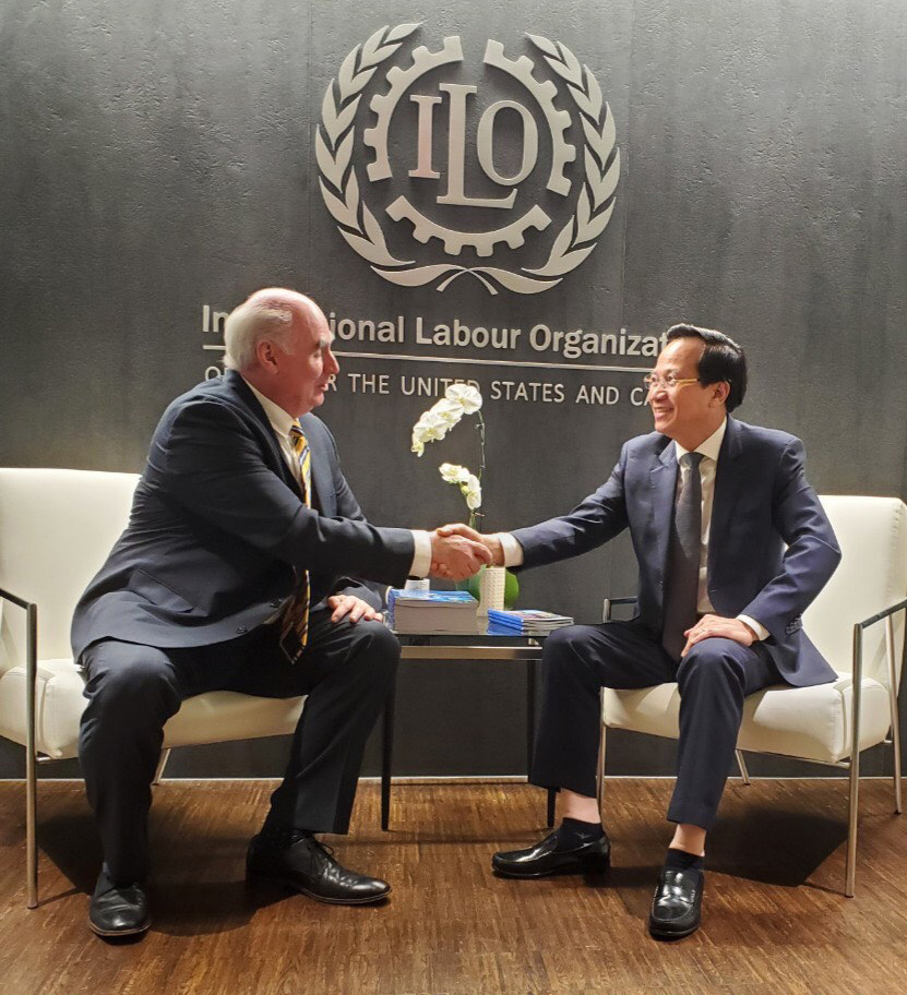 Enhancing the cooperation with International Labour Organization ILO